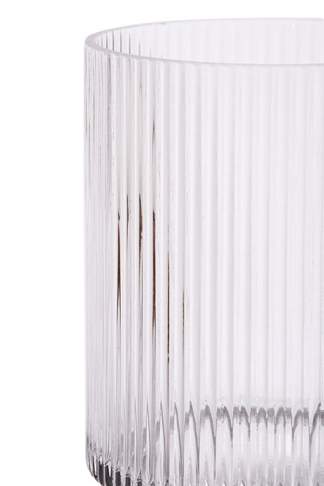 4.3&quot; X 6.5&quot; Glass Vase Clear