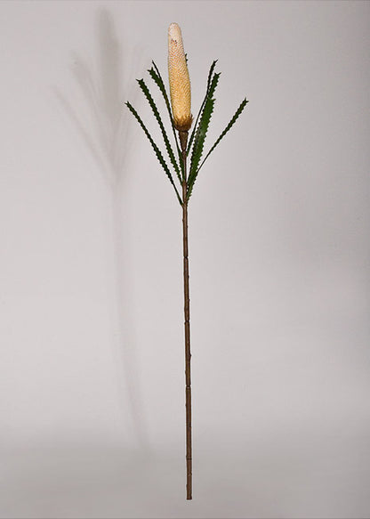 29" Artificial Banksia Spray Cream