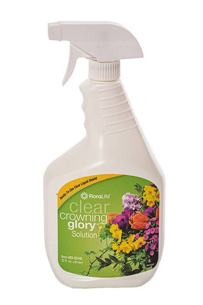 32 OZ Crowning Glory Spray Bottle Clear