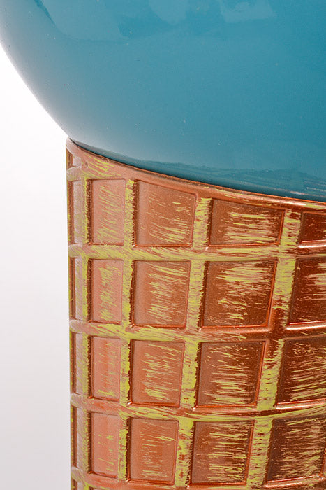 42" Ice Cream Stand W/Snow Powder Pink/Blue