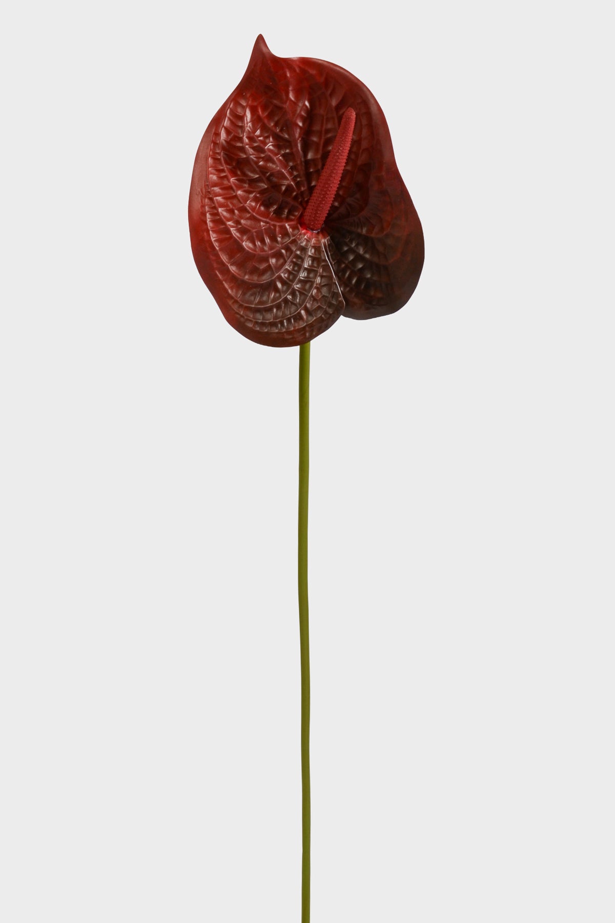 31.5" Artificial Anthurium Spray Burgundy