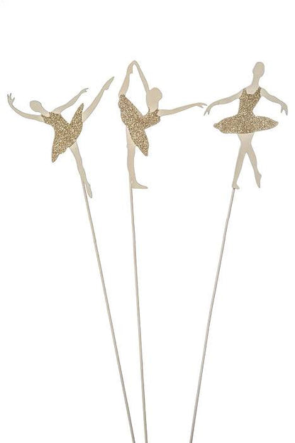 4.75" X 7" Ballerina Pick Gold Pkg/3