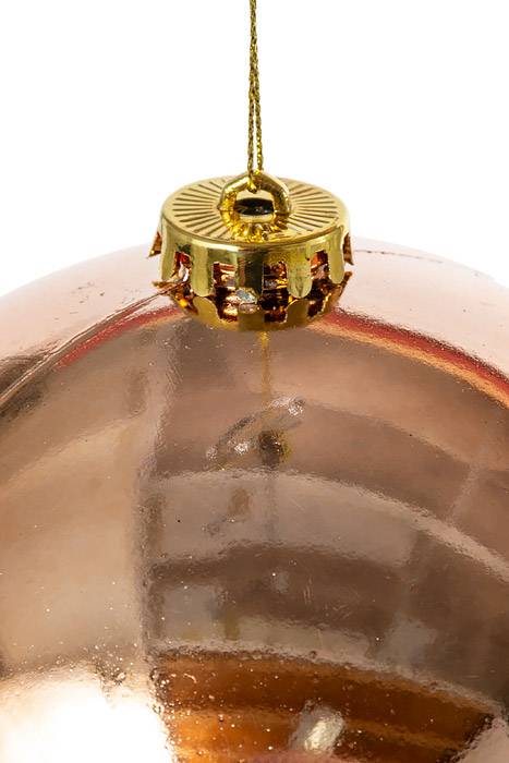 150mm Shiny Plastic Ball Champagne