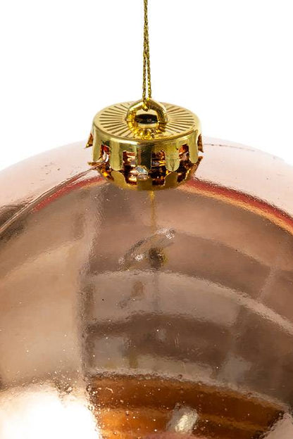 150mm Shiny Plastic Ball Champagne