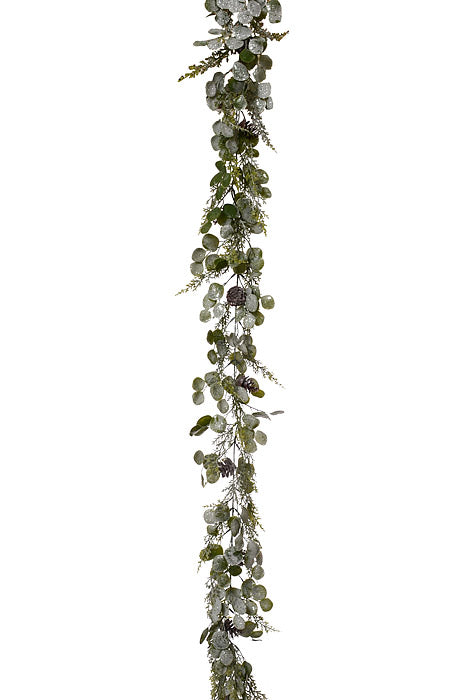 6Ft Eucalyptus Cedar Garland Green