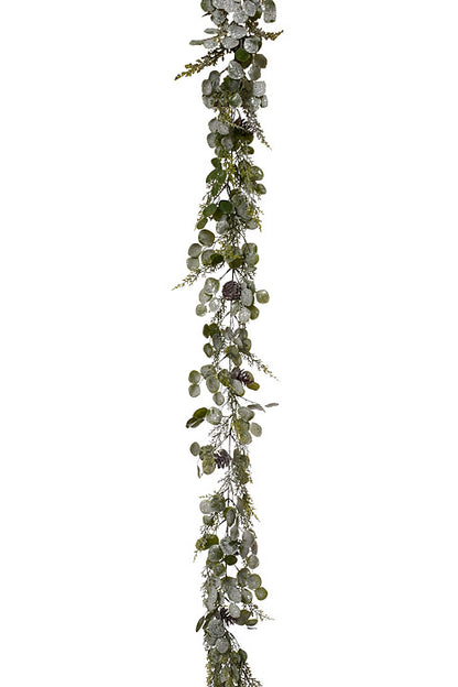 6Ft Eucalyptus Cedar Garland Green