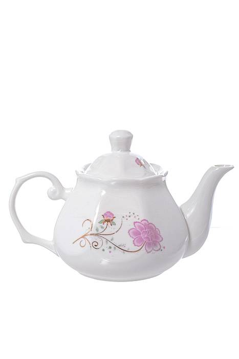 6" Ceramic Teapot White