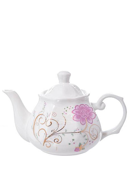 6" Ceramic Teapot White