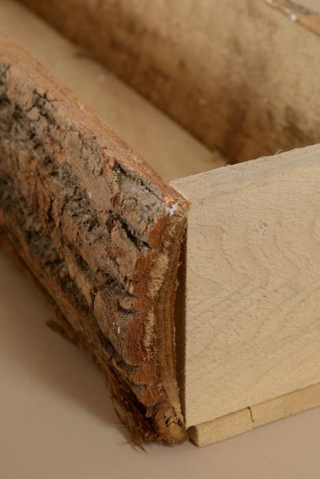 24" X 5.5" Log Box Natural