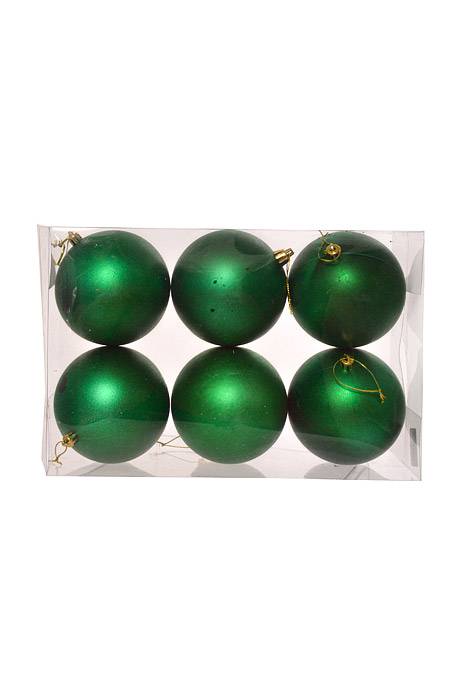 100MM Plastic Ball Matte Green Bx/6
