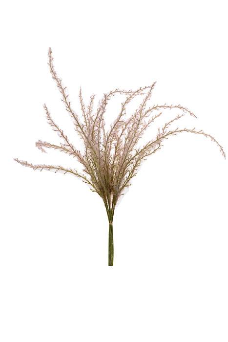 18" Reed Grass Spray Beige/Mauve