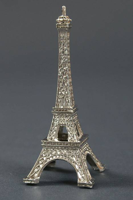 3" Metal Eiffel Tower Silver