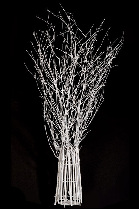 6.5" x 51" Birch Stand White