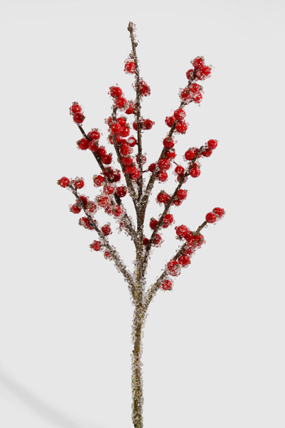 17" Iced Berry Pick Red