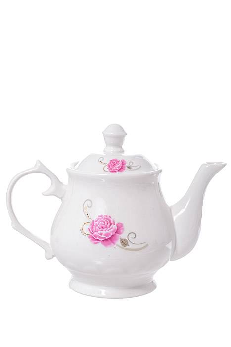 6" Ceramic Teapot White