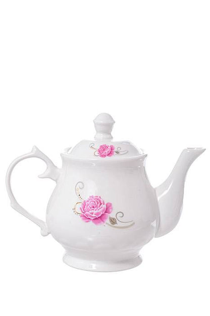 6" Ceramic Teapot White