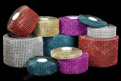 2" X 5yds Diamond Wrap Fuchsia