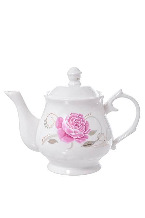 6" Ceramic Teapot White