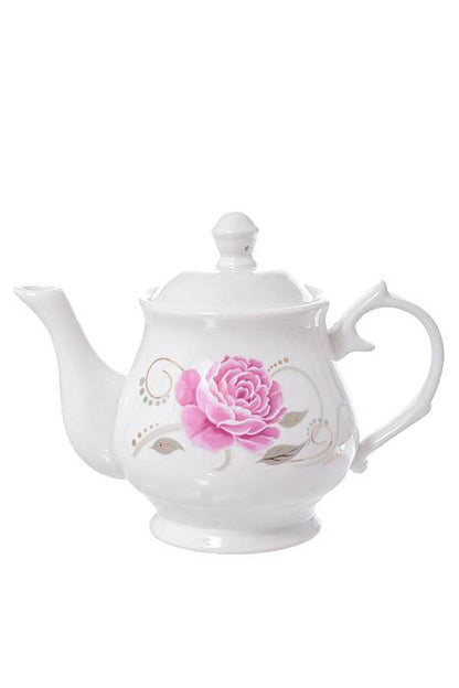 6" Ceramic Teapot White