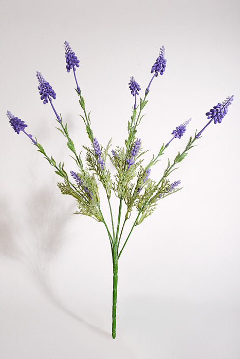 19.5" Artificial Lavender Bush Lavender