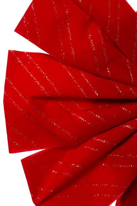 12" X 19" Christmas Bow Red