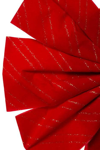 12" X 19" Christmas Bow Red