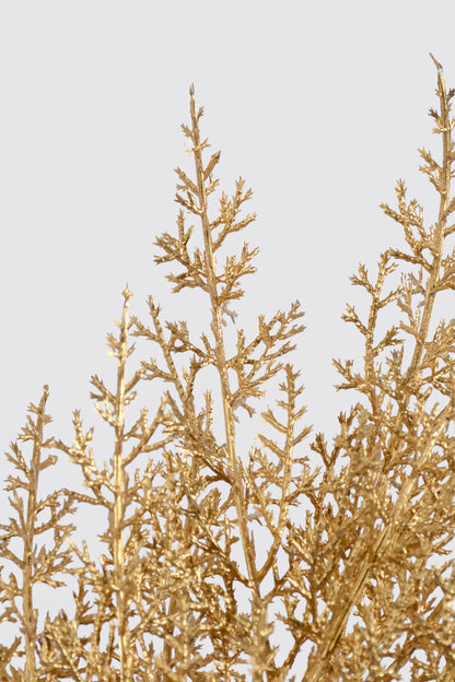27" Matte Metallic Artemesia Spray Gold