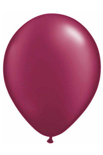 5" Rdt Latex Balloon Pearl Burgundy Pkg/100