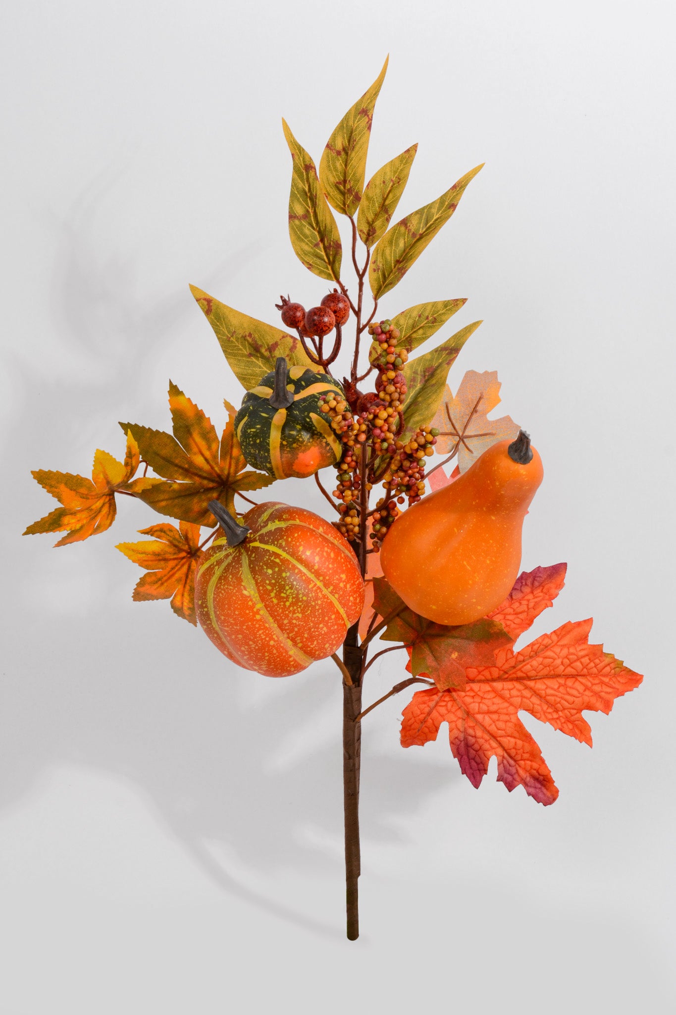 18" Artificial Autumnal Gourd/Berry Pick Autumn