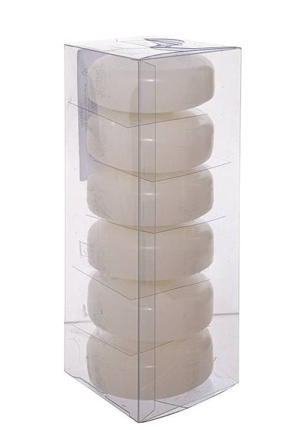 3" Floating Candle White Pkg/6
