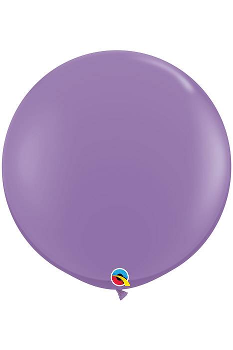 3ft Plain Latex Balloon Spring Lilac Pkg/2