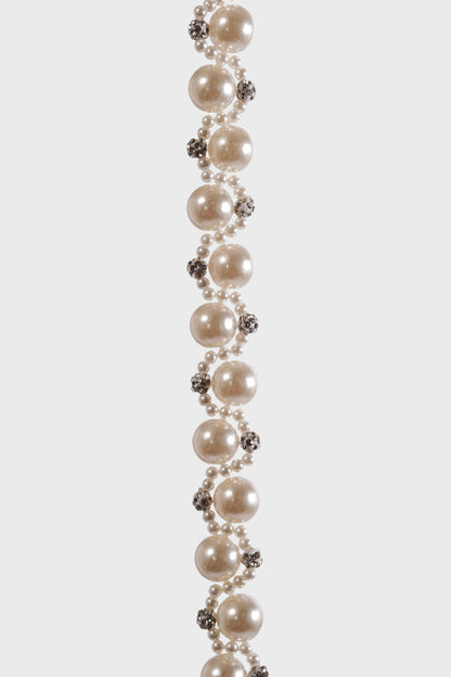48" Ocean Pearl Jewel Drop Pearl Ivory