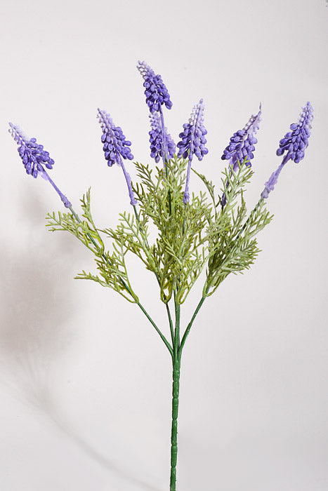 13.75" Artificial Lavender Bush Lavender