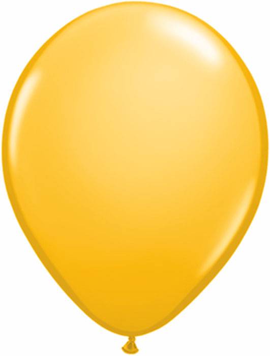5" Fashion Latex Balloon Goldenrod Pkg/100