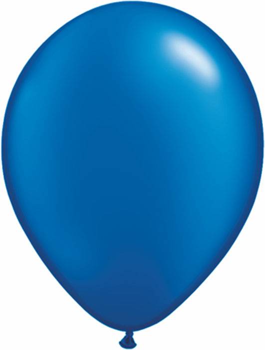 5" Rdt Latex Balloon Pearl Sapphire Blue Pkg/100