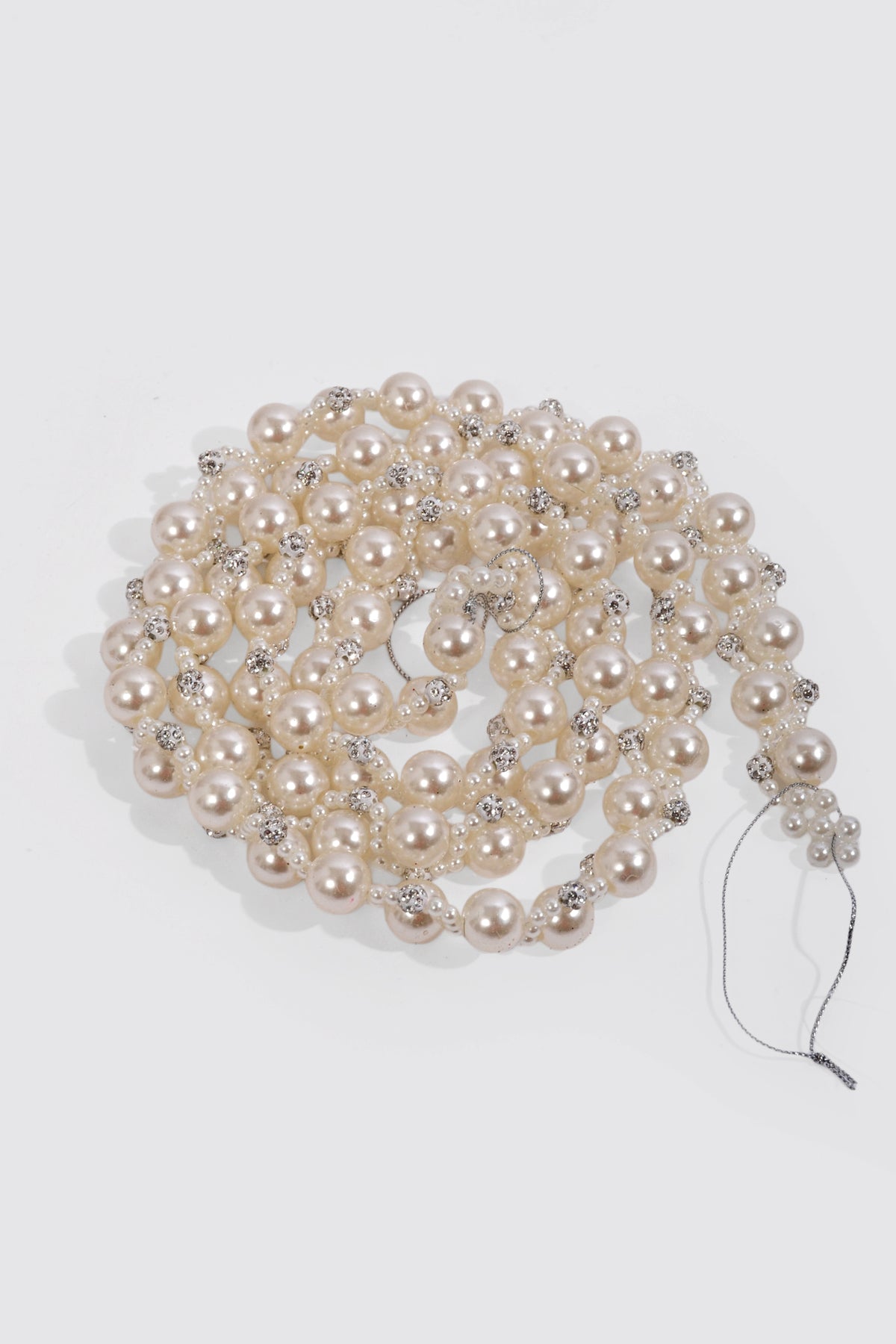 48" Ocean Pearl Jewel Drop Pearl Ivory