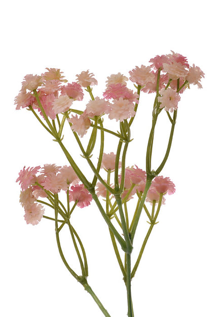 25.5" Silk Gypsophila Spray Soft Pink