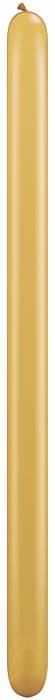 260q-qv Latex Balloon Metallic Gold Pkg/100