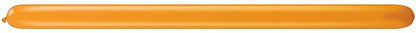 260q-pv Latex Balloon Mandarin Orange Pkg/100