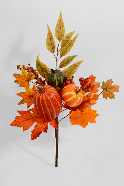 18" Artificial Autumnal Gourd/Berry Pick Autumn