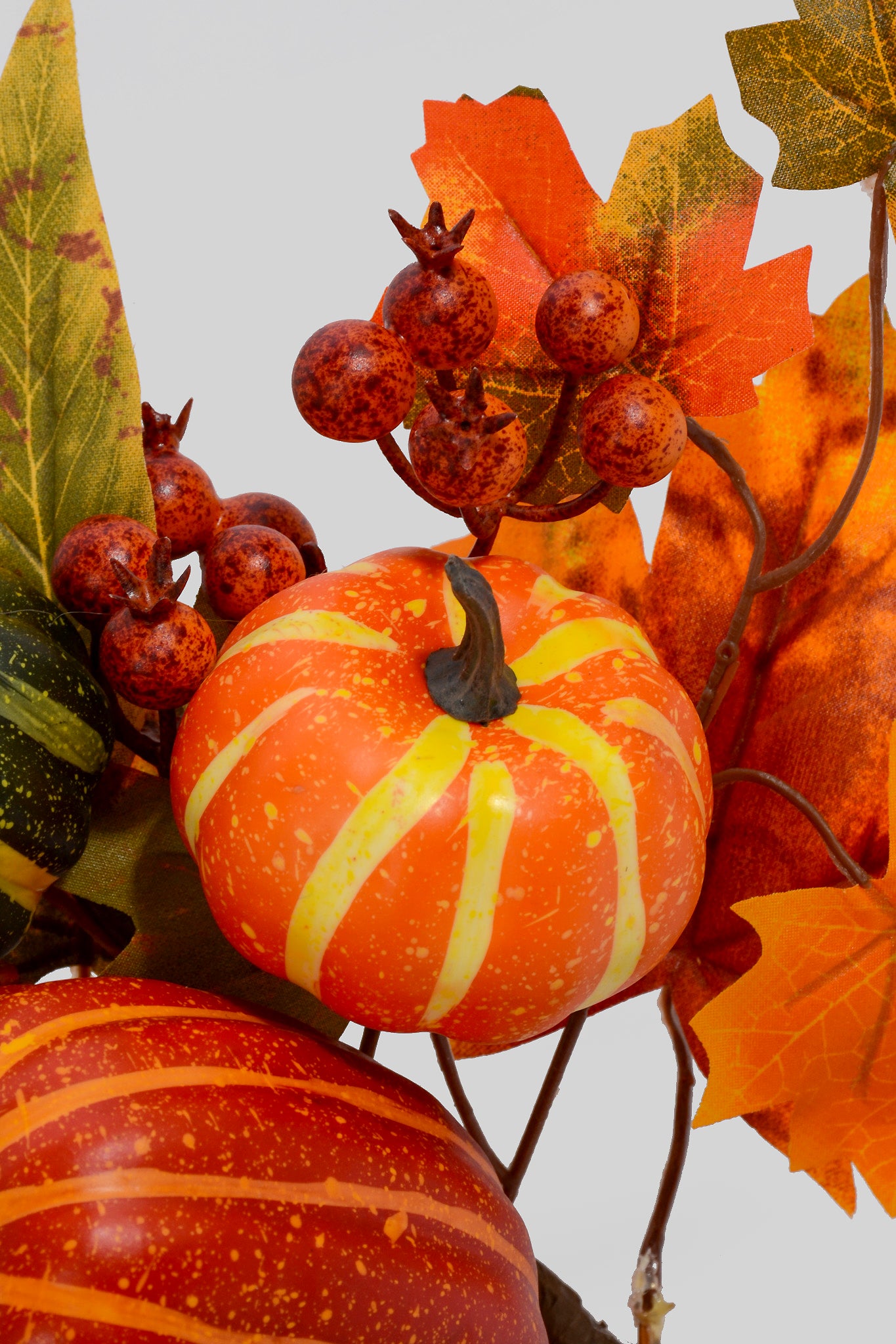 18" Artificial Autumnal Gourd/Berry Pick Autumn
