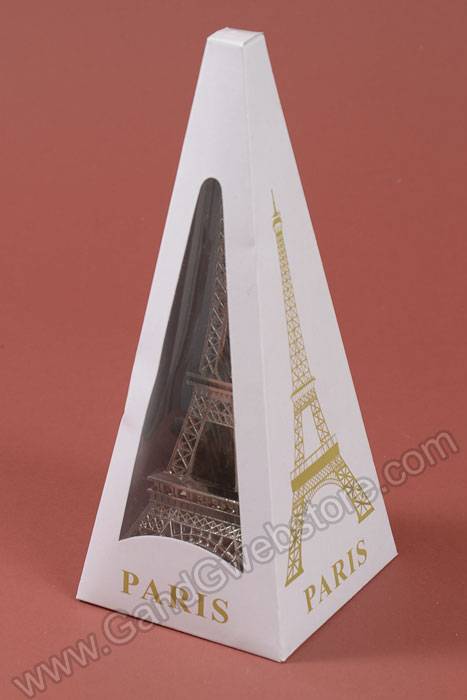 10" Metal Eiffel Tower Silver