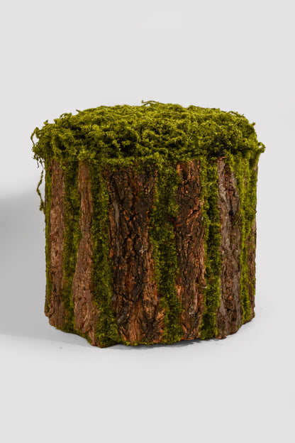 12" X 12" Bark Rack W/Moss Green