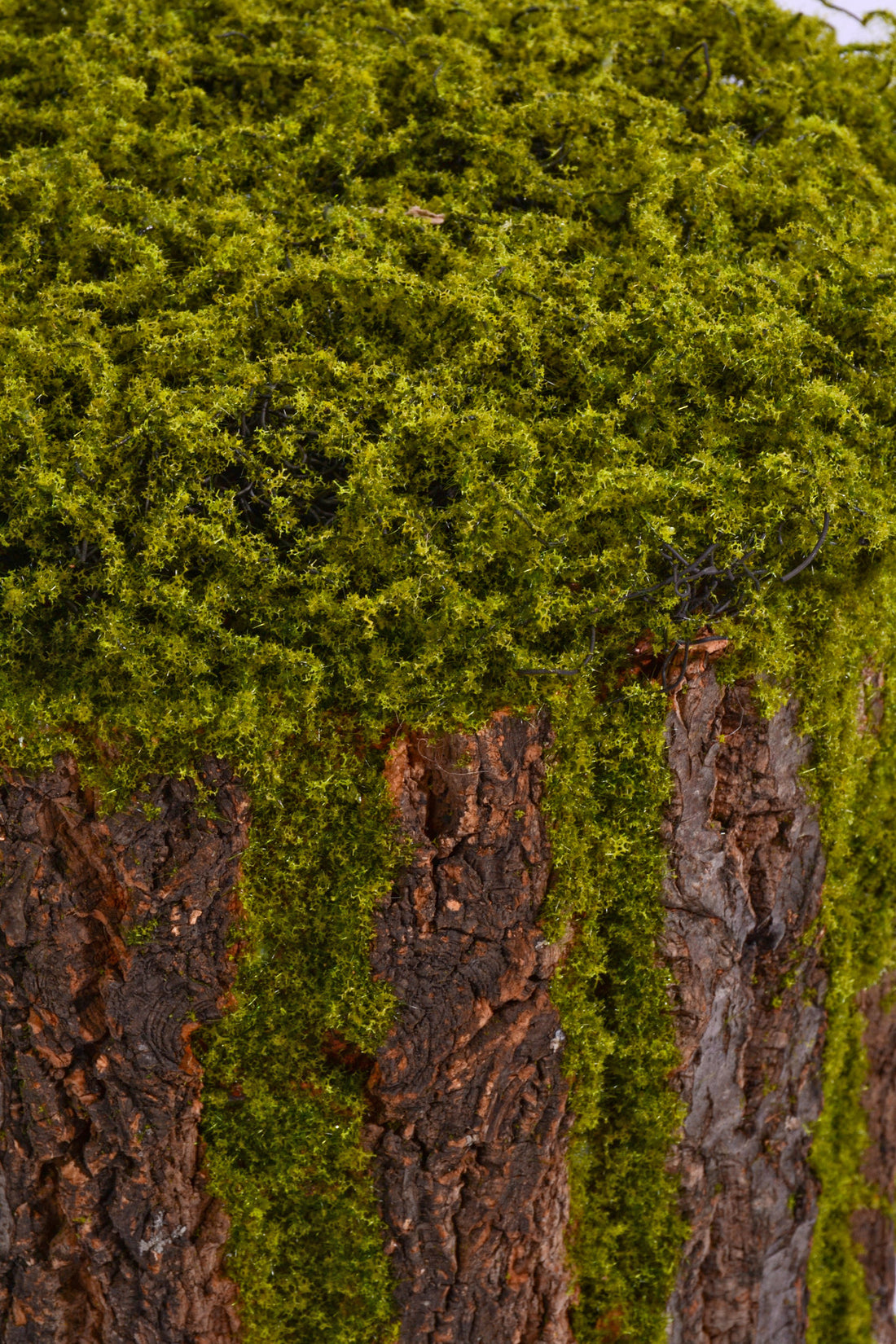 12" X 12" Bark Rack W/Moss Green