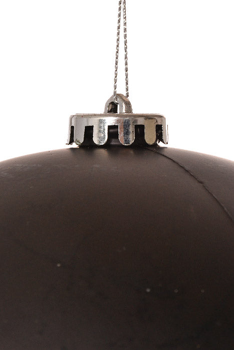200Mm Matte Plastic Ball Ornament Black