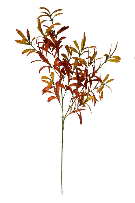 41" Olive Leaf Spray Yellow/Red