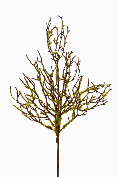 18" Twig Branch W/Moss Green