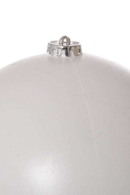 200Mm Plastic Ball Ornament White