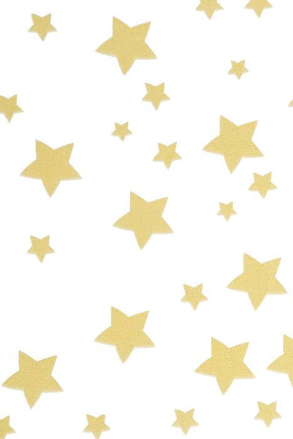 30" X 100ft Star Krystal Phane Roll Gold / Clear