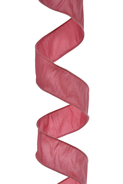2-1/2" X 10Yds Wired Anisha Ribbon Chateau Rose